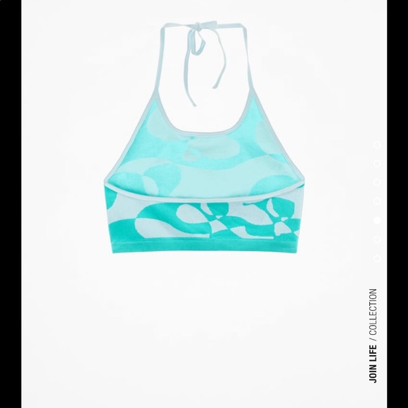 Jacquard halter top and panties - Picture 3 of 11